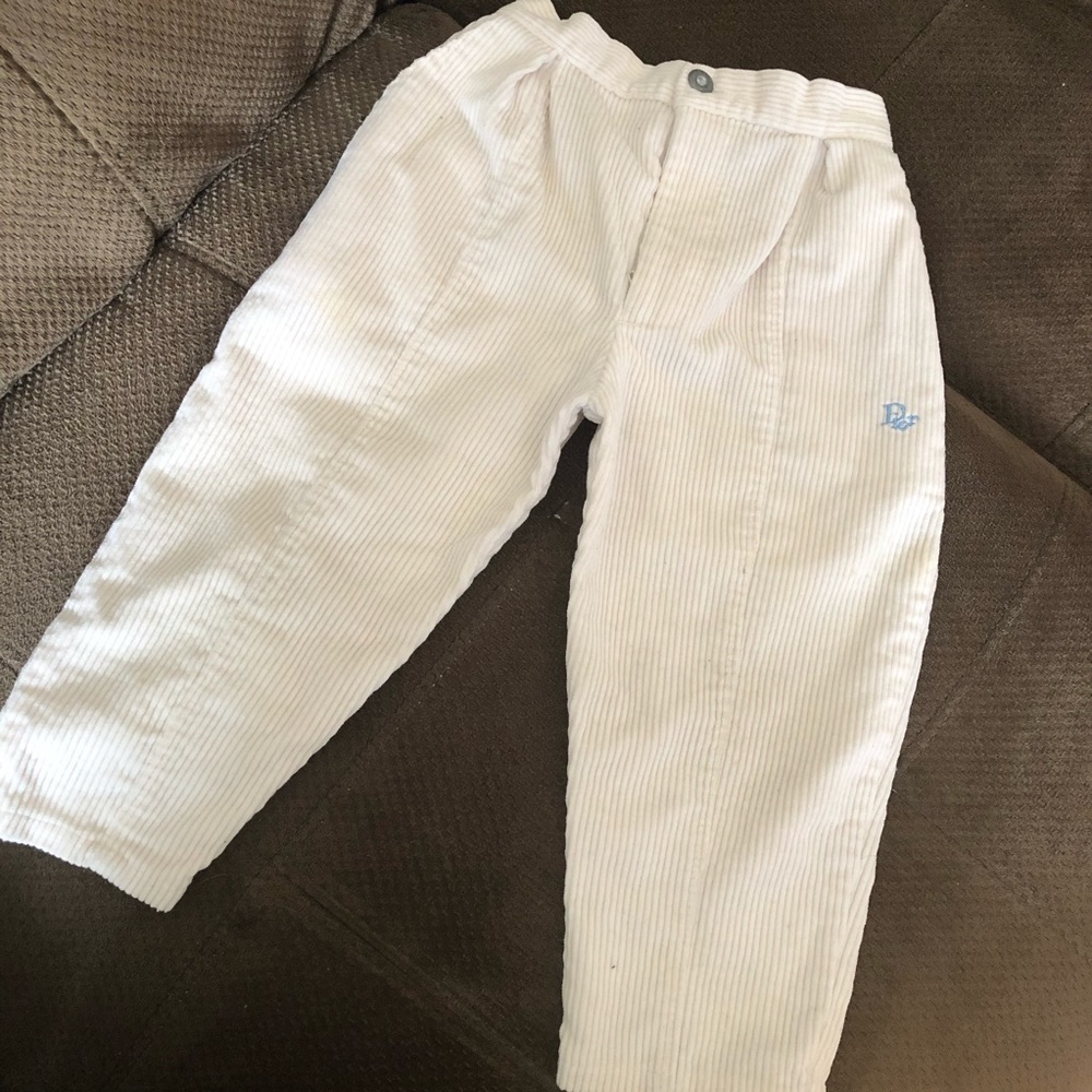 Christian Dior toddler corduroy pants 2T